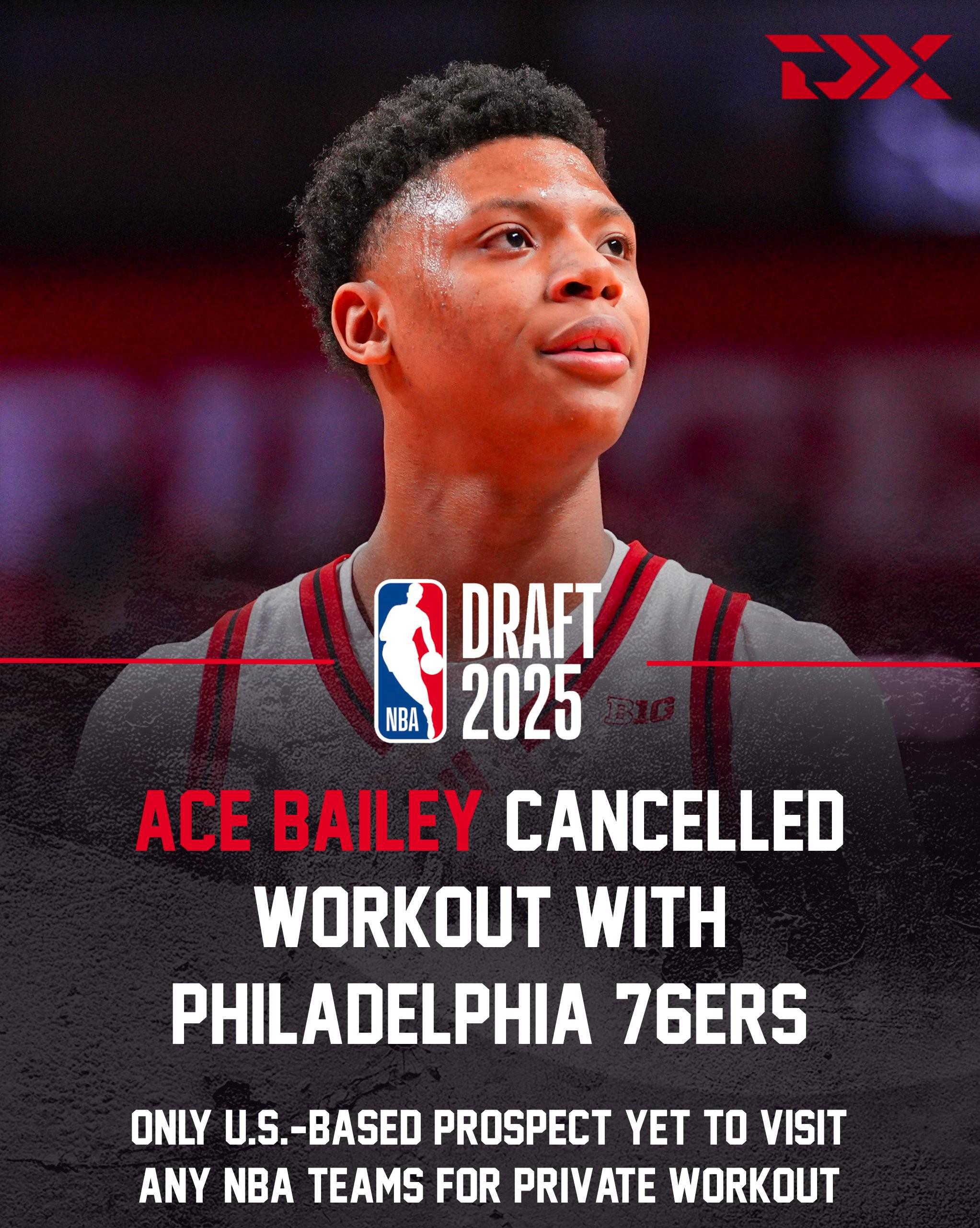 名记：艾斯-贝利取消了与76人的试训，他仍未在任何球队试训过