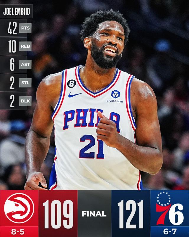 开云体育网页-42+10带队复仇老鹰！恩比德：只要能赢愿做任何事